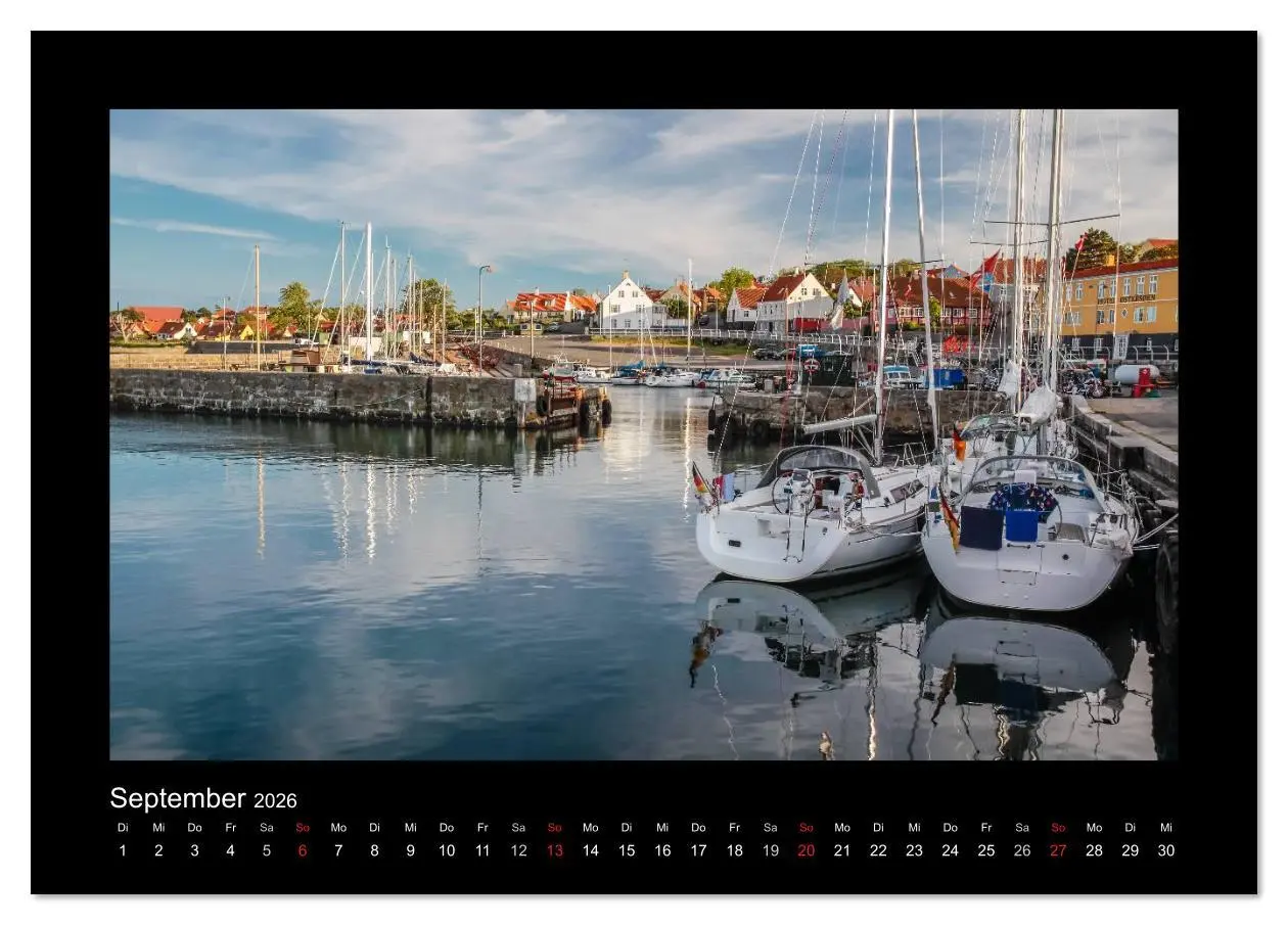 Bild: 9783516166637 | Die Farben Bornholms (Tischkalender 2026 DIN A5 quer), CALVENDO...