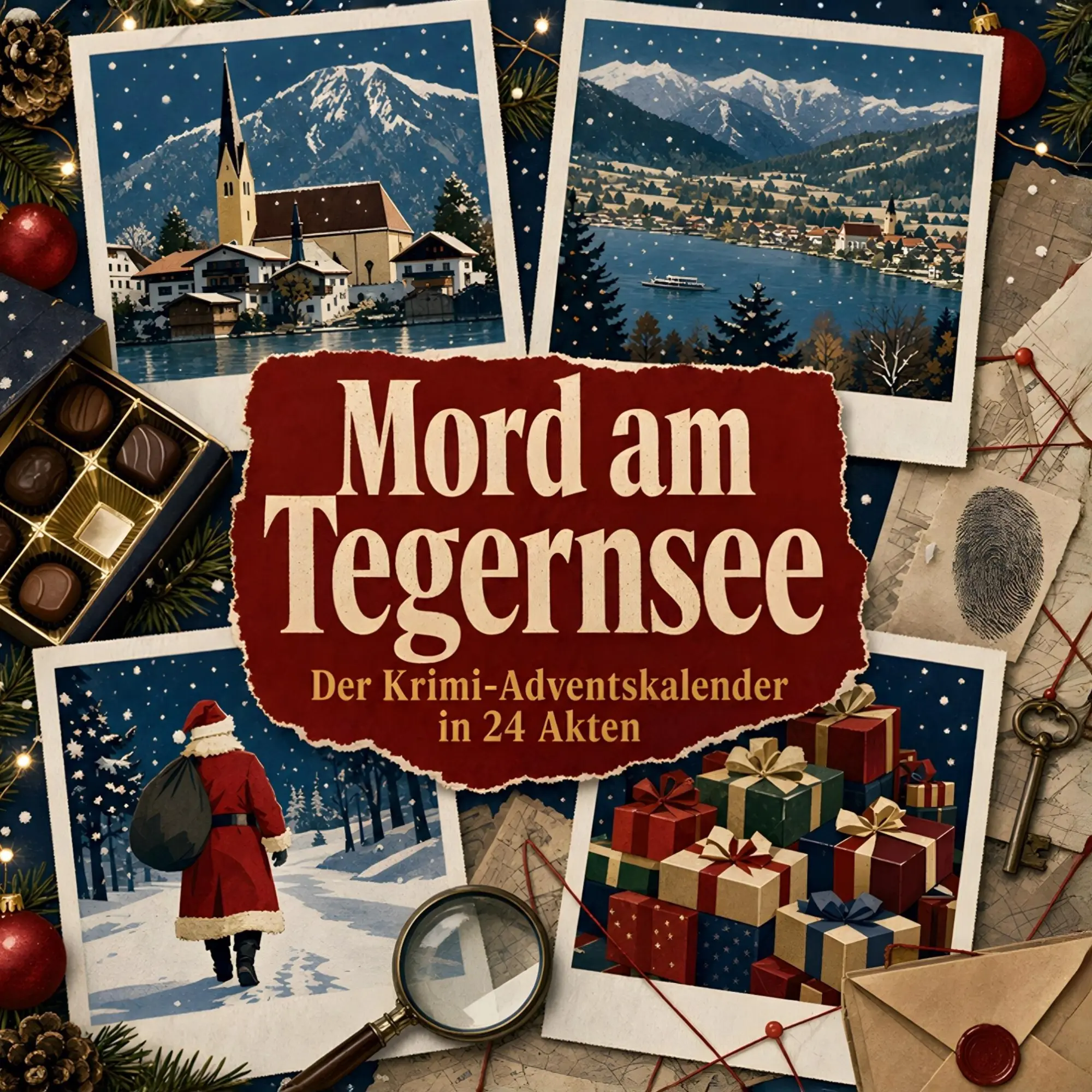Cover: 9783696116637 | Mord am Tegernsee | Der Krimi-Adventskalender in 24 Akten | Hofmann