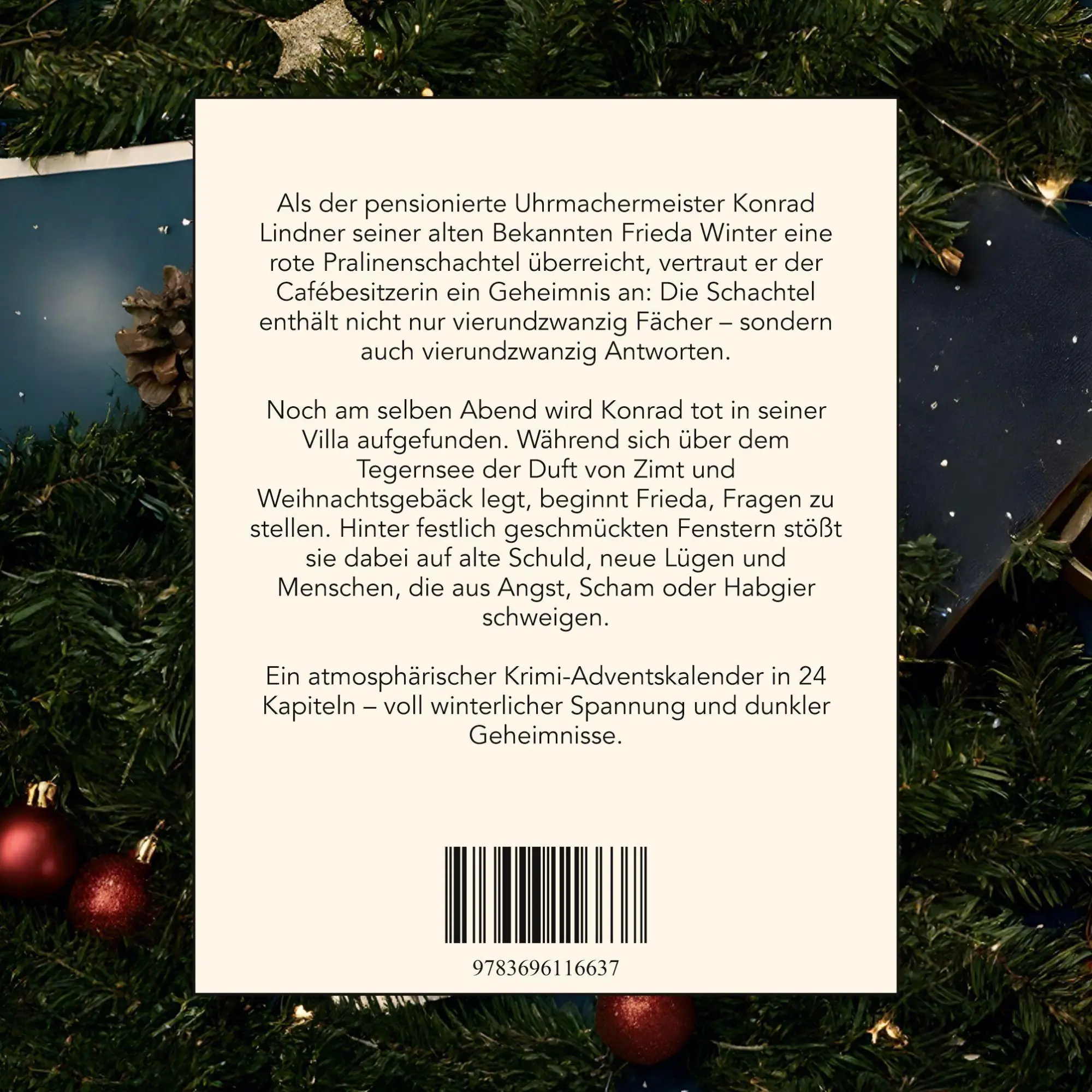 Rückseite: 9783696116637 | Mord am Tegernsee | Der Krimi-Adventskalender in 24 Akten | Hofmann