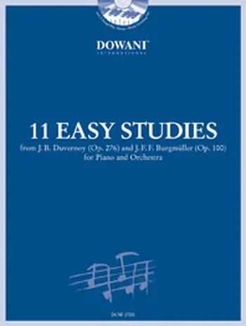 Cover: 9783905476637 | 11 Easy Studies for Piano and Orchestra | Dowani 3 Tempi Play Along