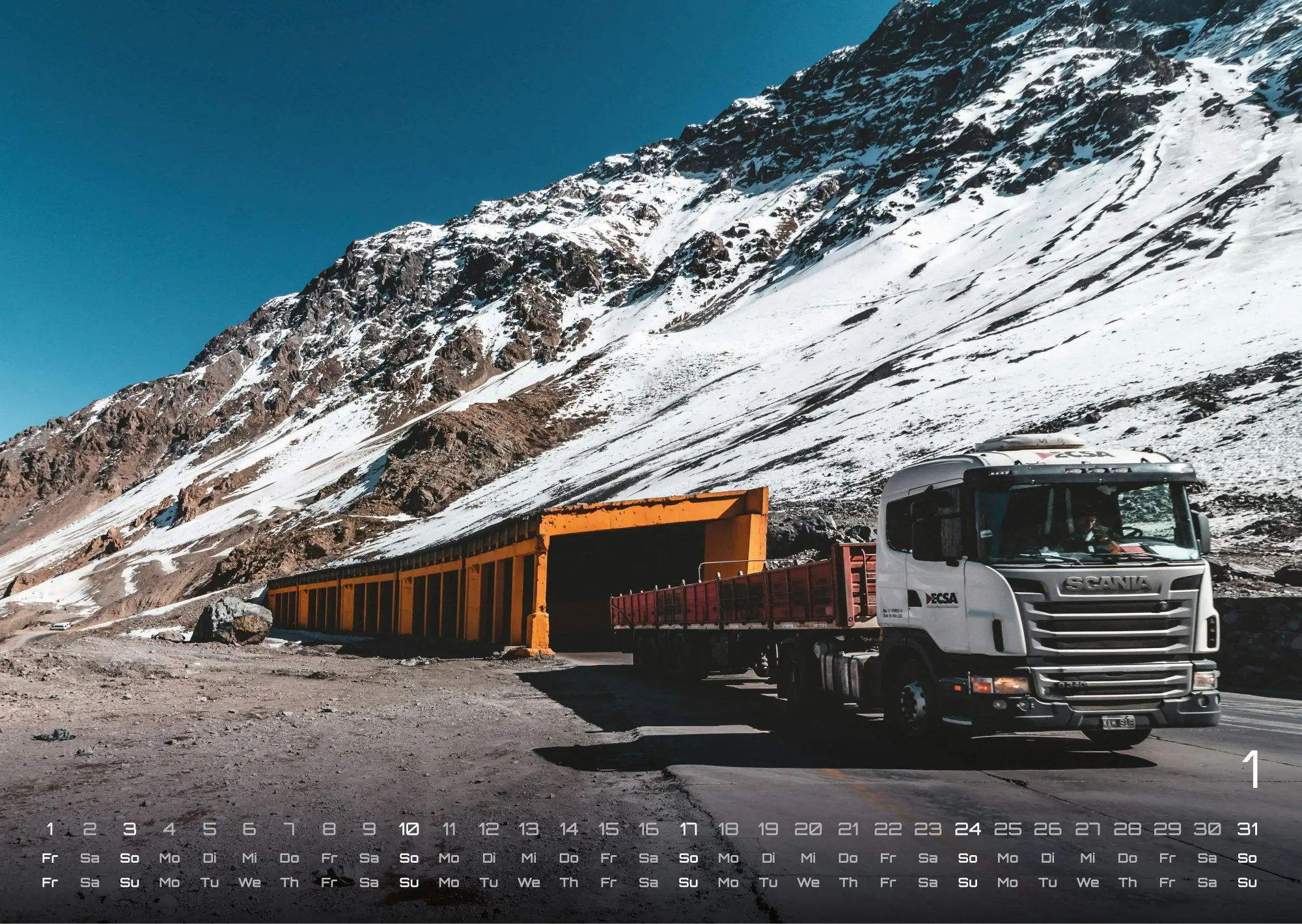 Bild: 9783986736637 | Trucks - Könige der Straße - LKW - 2027 - Kalender DIN A3 | de | 15 S.