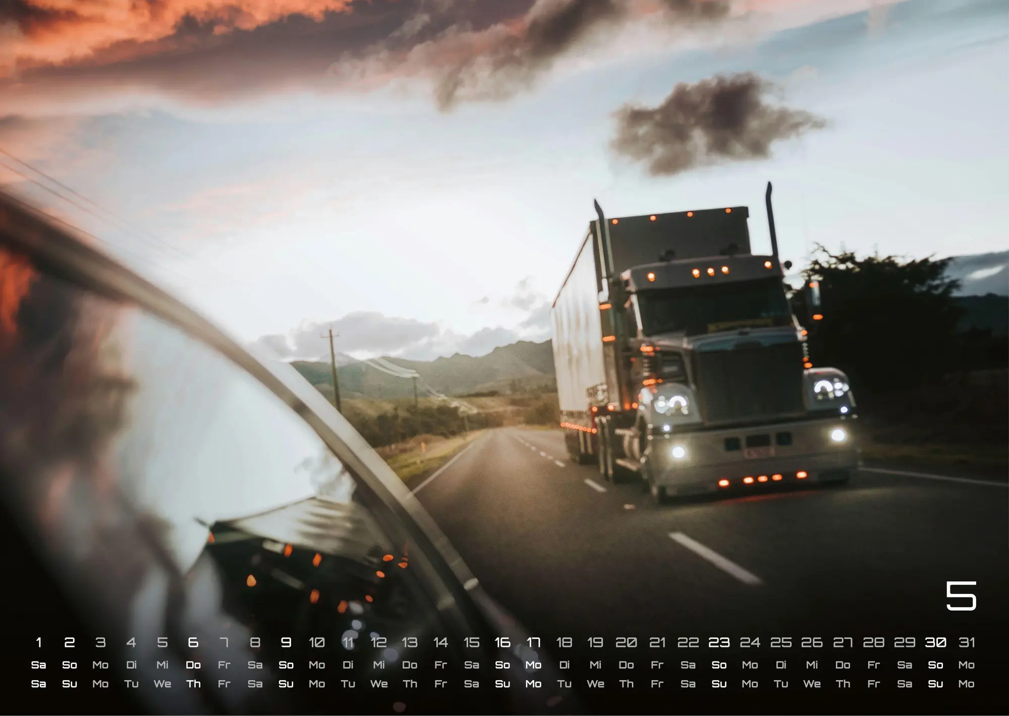 Bild: 9783986736637 | Trucks - Könige der Straße - LKW - 2027 - Kalender DIN A3 | de | 15 S.