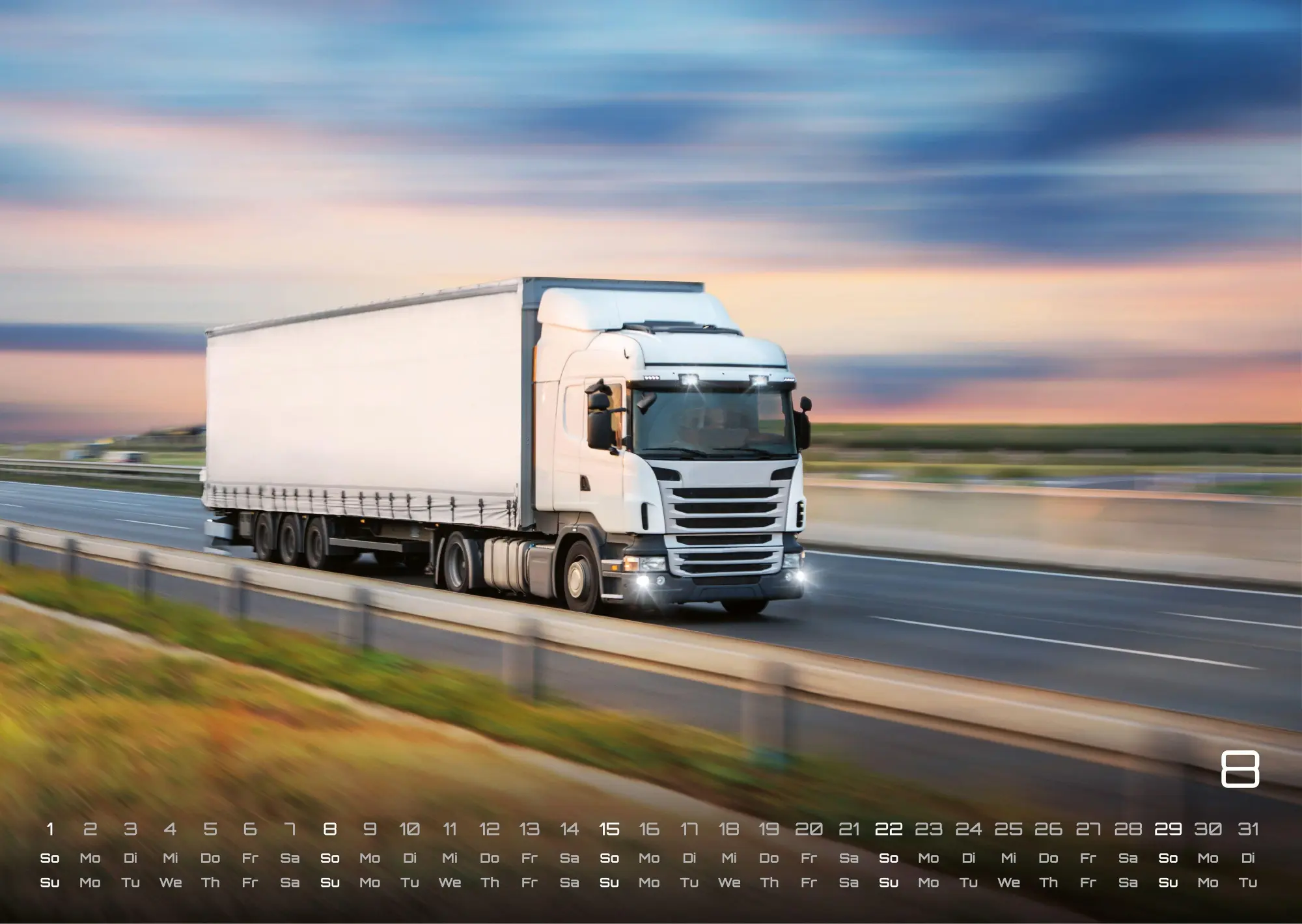 Bild: 9783986736637 | Trucks - Könige der Straße - LKW - 2027 - Kalender DIN A3 | de | 15 S.