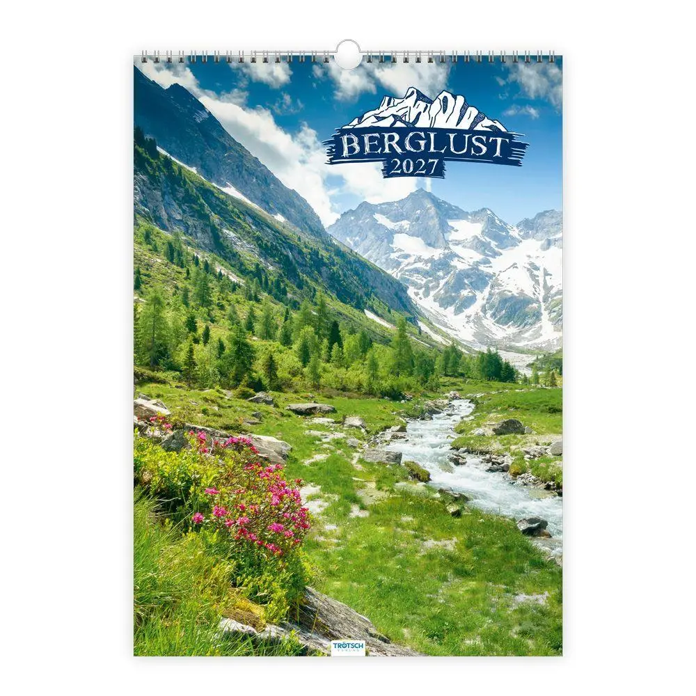 Cover: 9783988026637 | TRÖTSCH - Großbildkalender Berglust 2027 | Wandkalender | KG | 24 S.