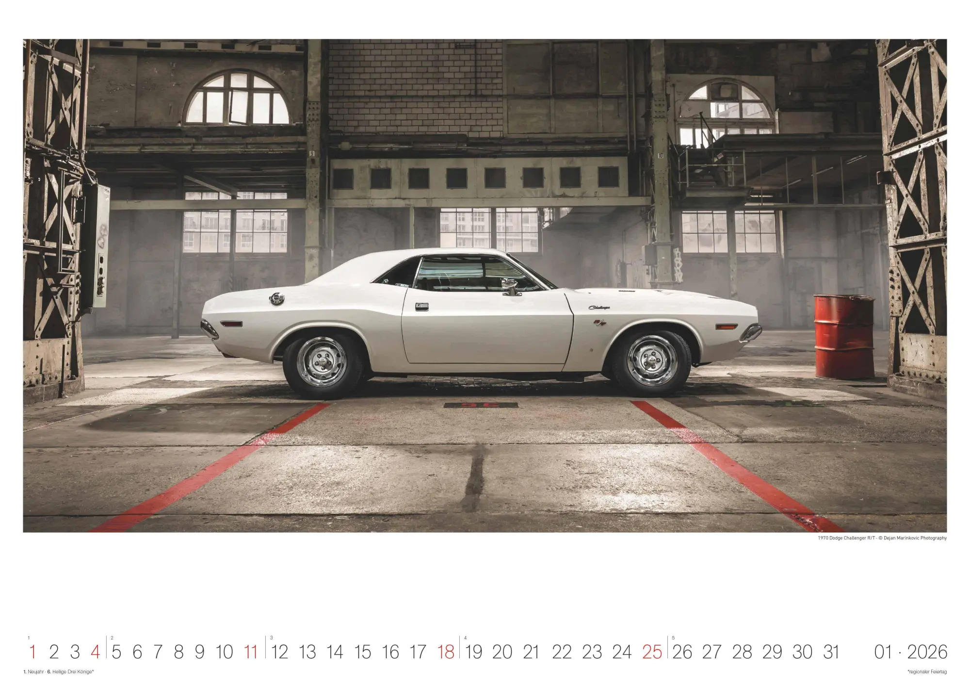 Bild: 4069095006737 | Legendary Classic &amp; Muscle Cars 2026 - Wand-Kalender -...
