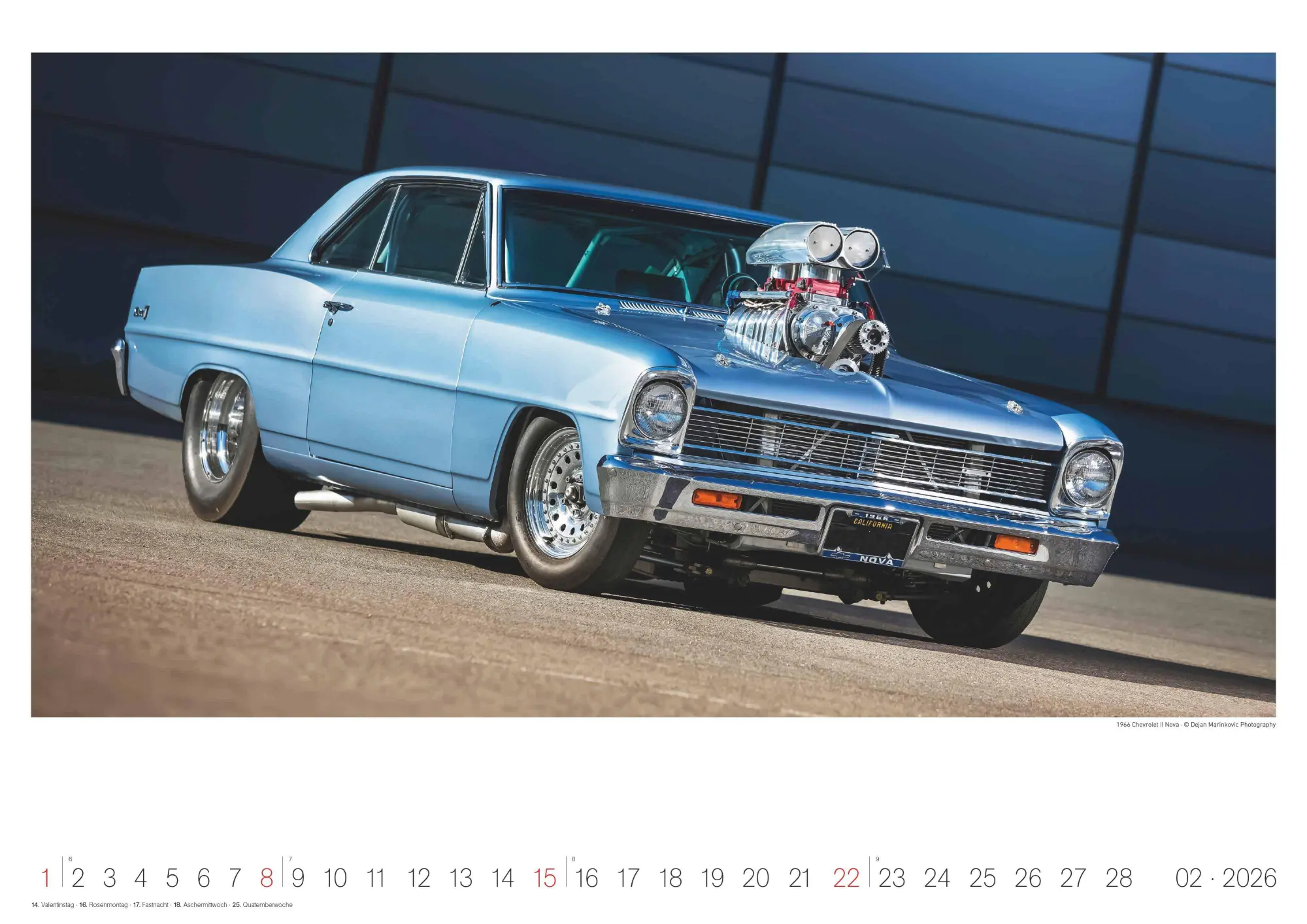 Bild: 4069095006737 | Legendary Classic &amp; Muscle Cars 2026 - Wand-Kalender -...