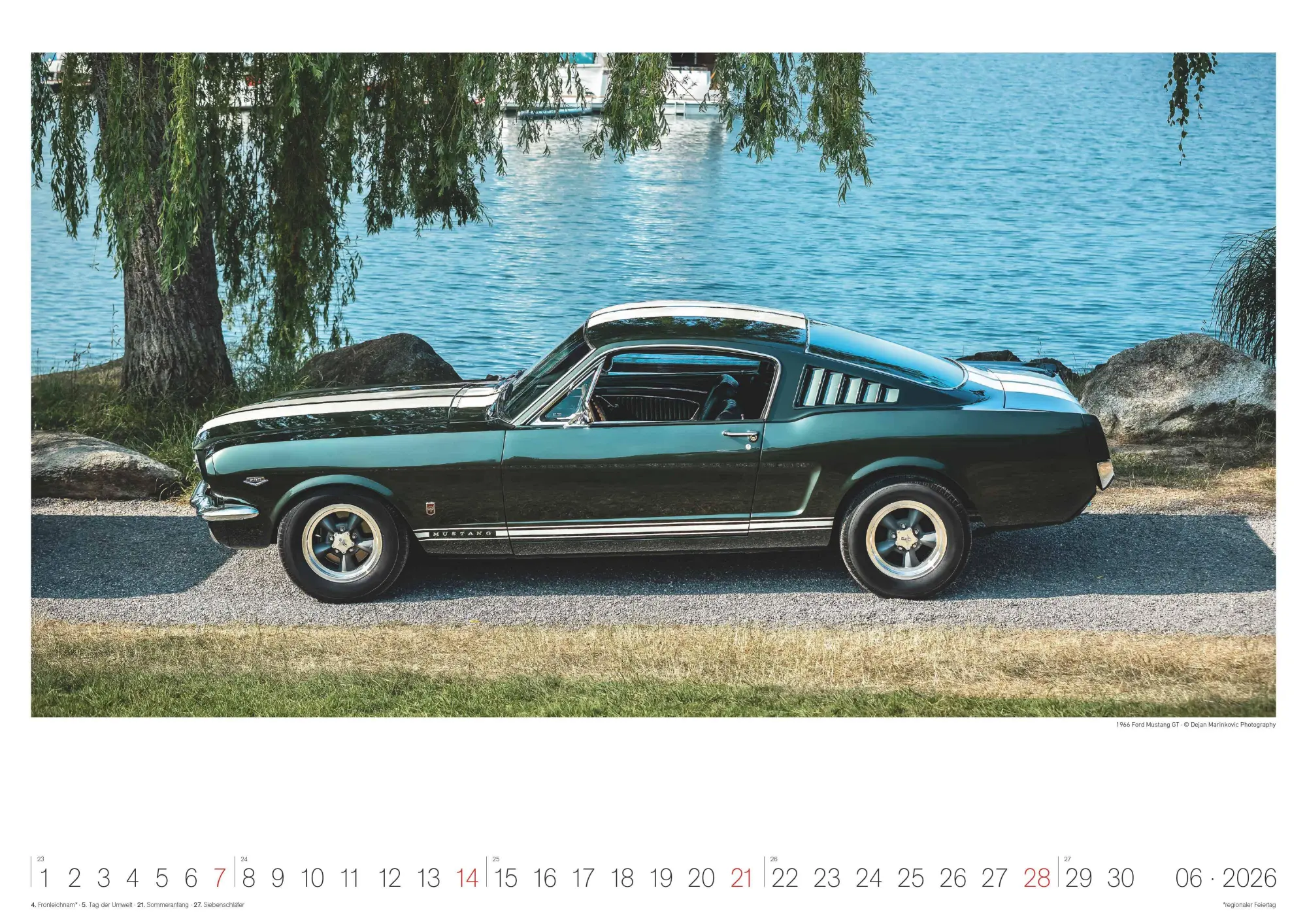 Bild: 4069095006737 | Legendary Classic &amp; Muscle Cars 2026 - Wand-Kalender -...