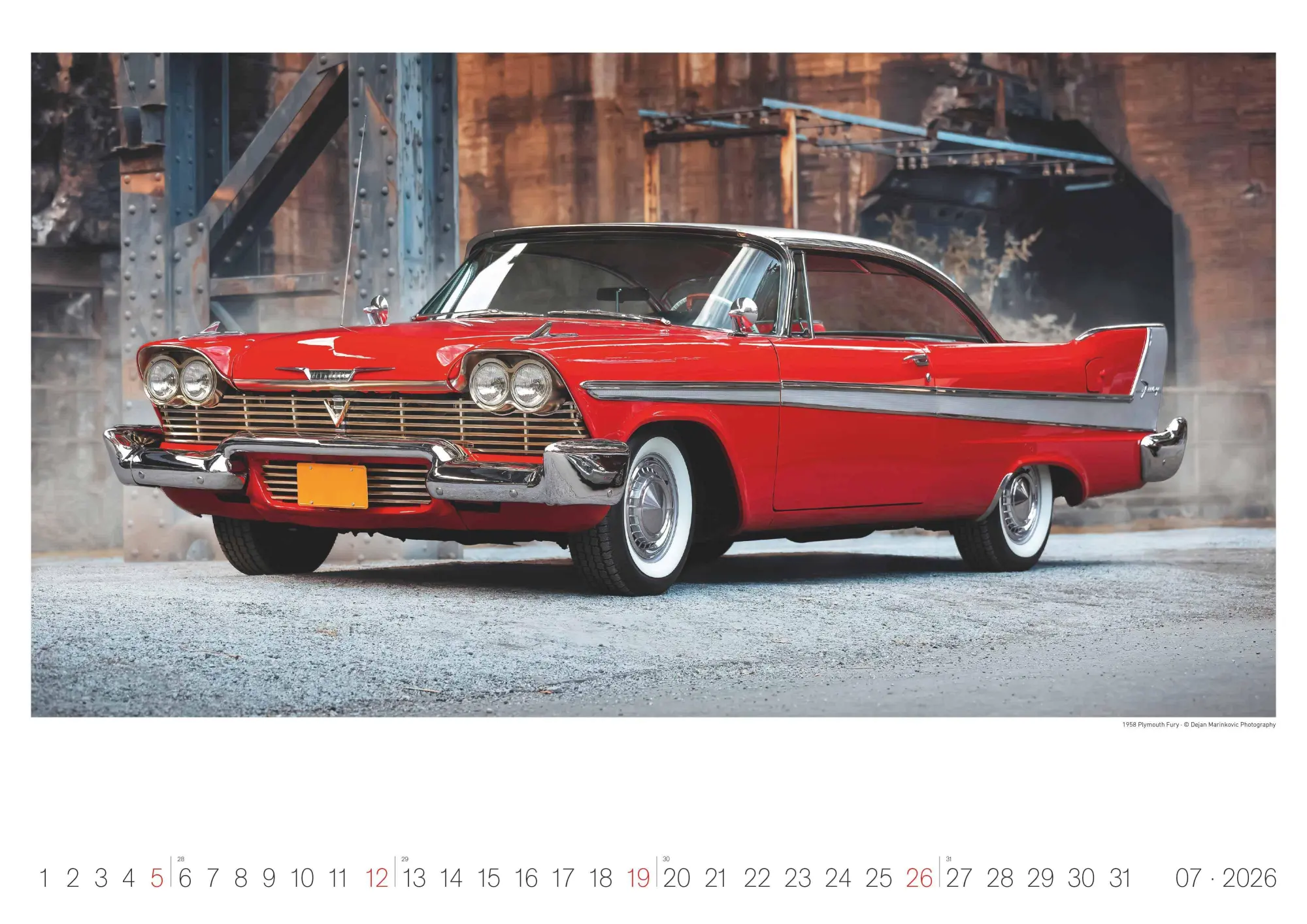 Bild: 4069095006737 | Legendary Classic &amp; Muscle Cars 2026 - Wand-Kalender -...
