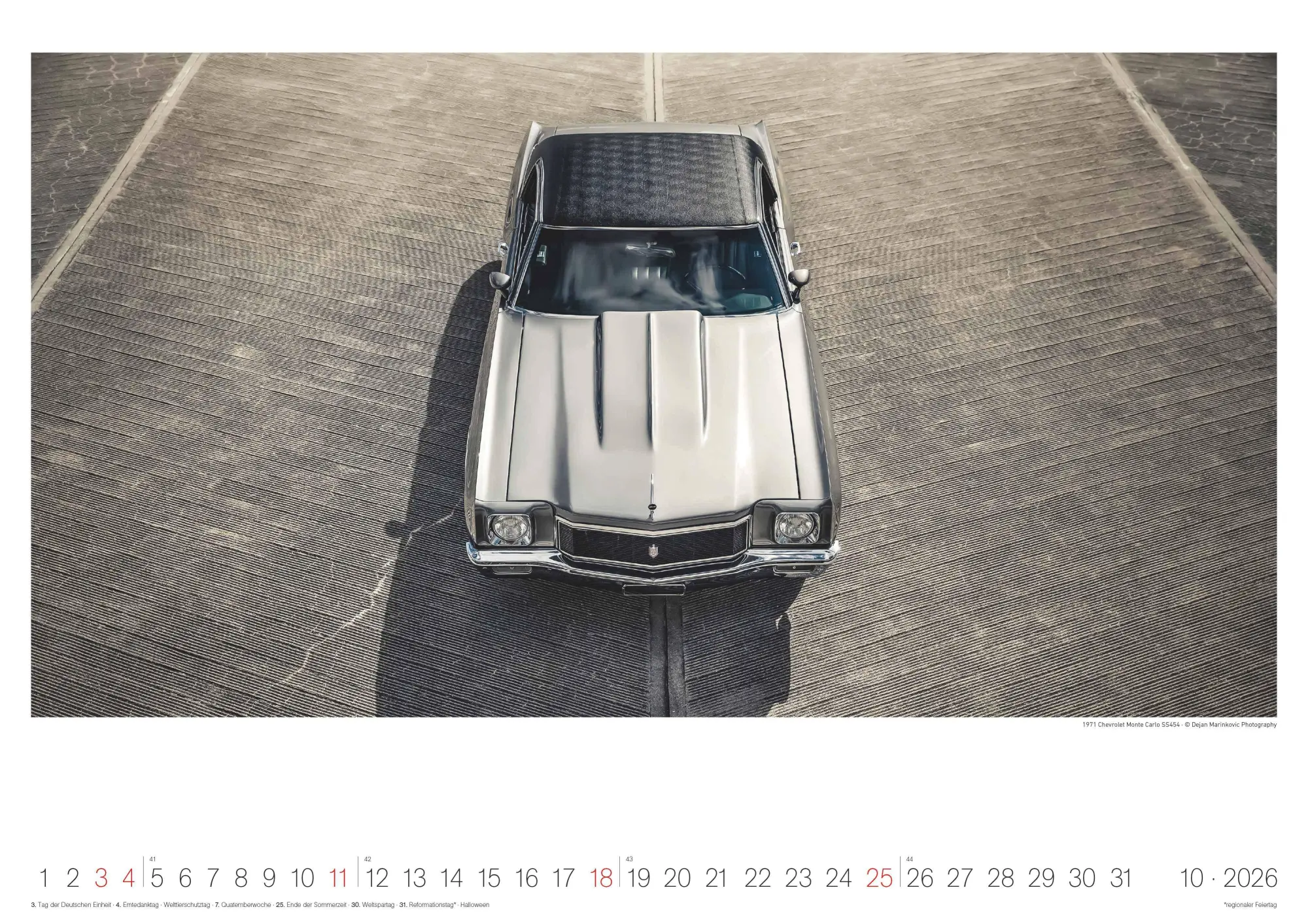 Bild: 4069095006737 | Legendary Classic &amp; Muscle Cars 2026 - Wand-Kalender -...