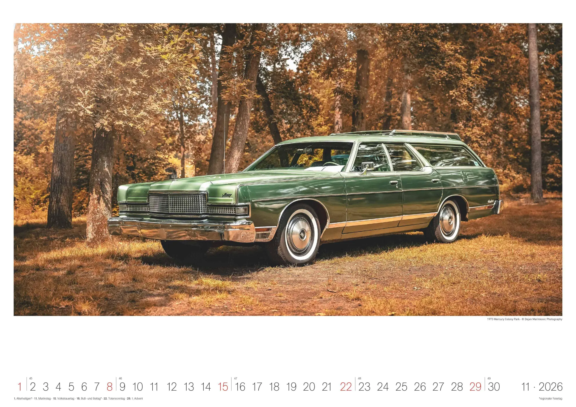 Bild: 4069095006737 | Legendary Classic &amp; Muscle Cars 2026 - Wand-Kalender -...