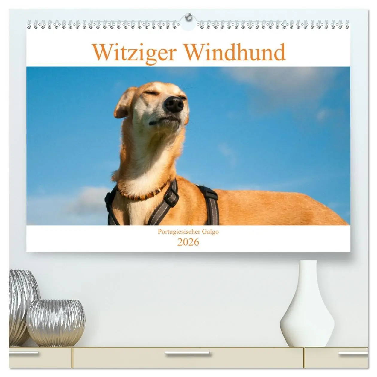 Cover: 9783457446737 | Witziger Windhund - Portugiesischer Galgo (hochwertiger Premium...