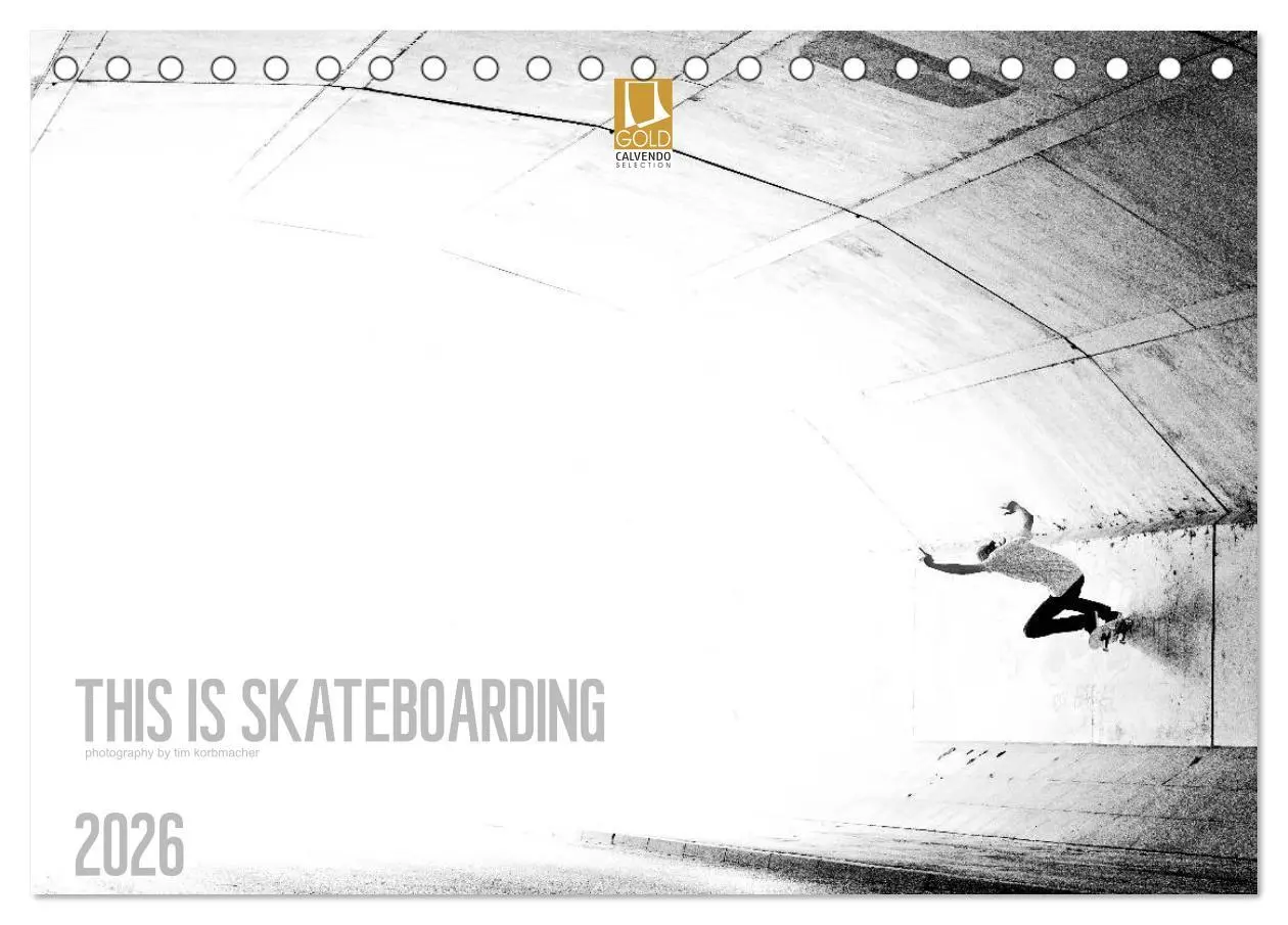 Cover: 9783516156737 | THIS IS SKATEBOARDING 2026 (Tischkalender 2026 DIN A5 quer),...