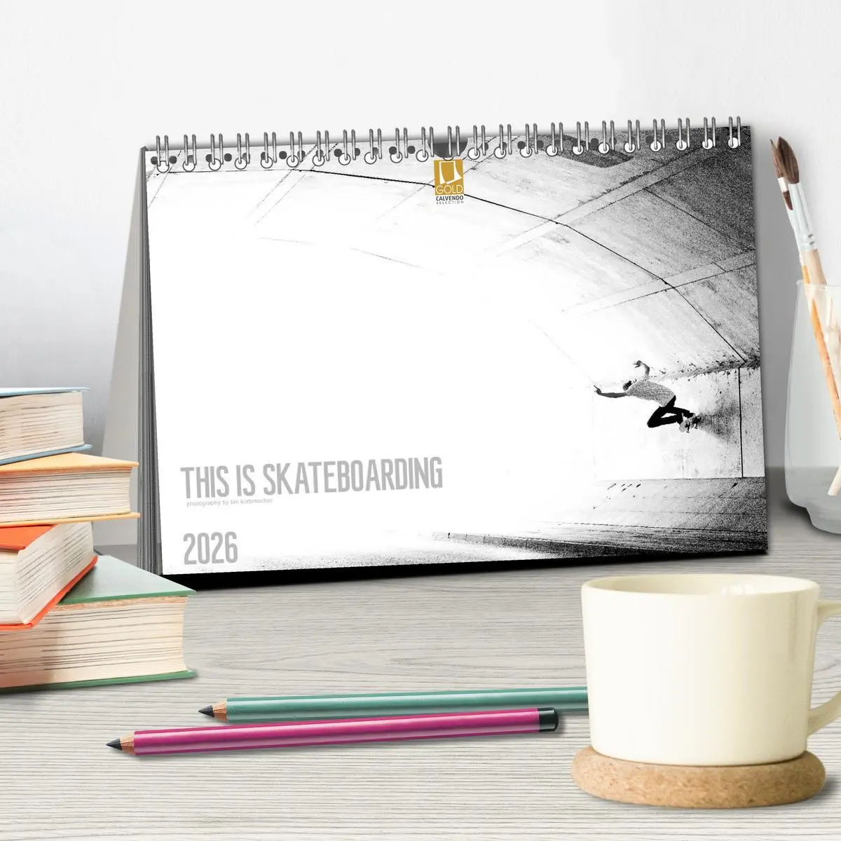 Bild: 9783516156737 | THIS IS SKATEBOARDING 2026 (Tischkalender 2026 DIN A5 quer),...