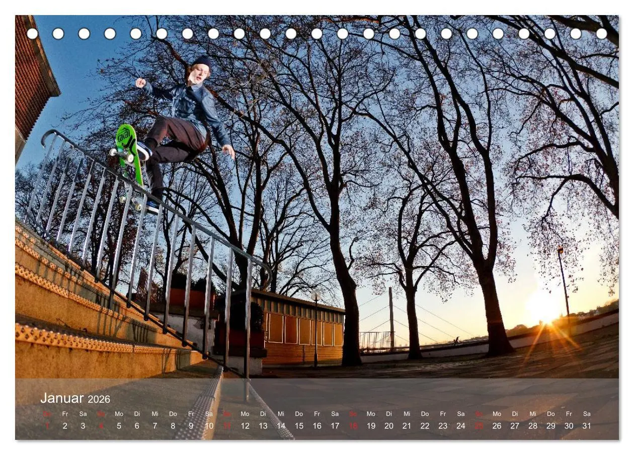 Bild: 9783516156737 | THIS IS SKATEBOARDING 2026 (Tischkalender 2026 DIN A5 quer),...
