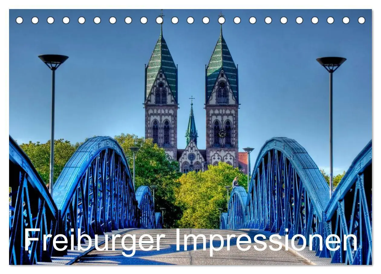 Cover: 9783516226737 | Freiburger Impressionen (Tischkalender 2026 DIN A5 quer), CALVENDO...
