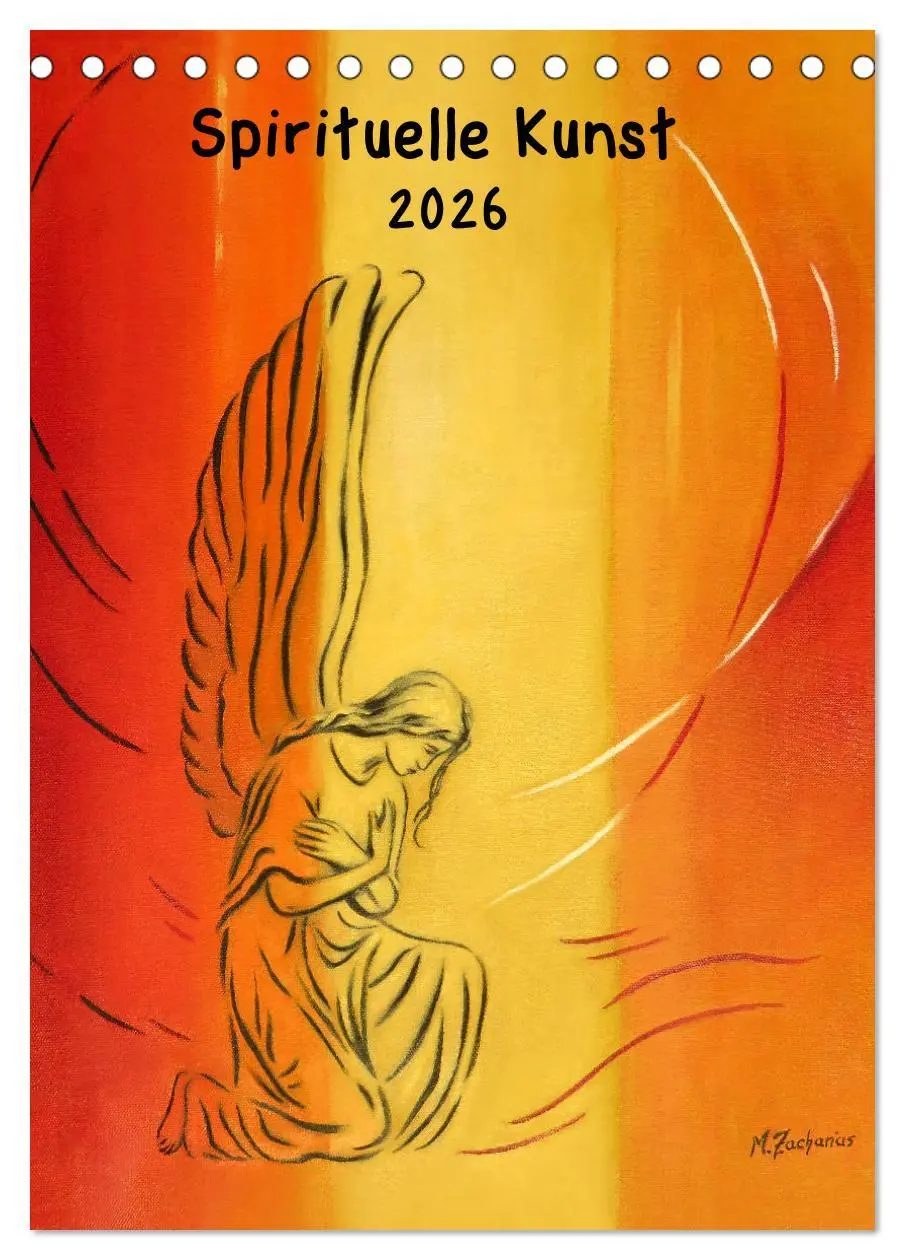 Cover: 9783516396737 | Außergewöhnliche spirituelle Kunst 2026 (Tischkalender 2026 DIN A5...
