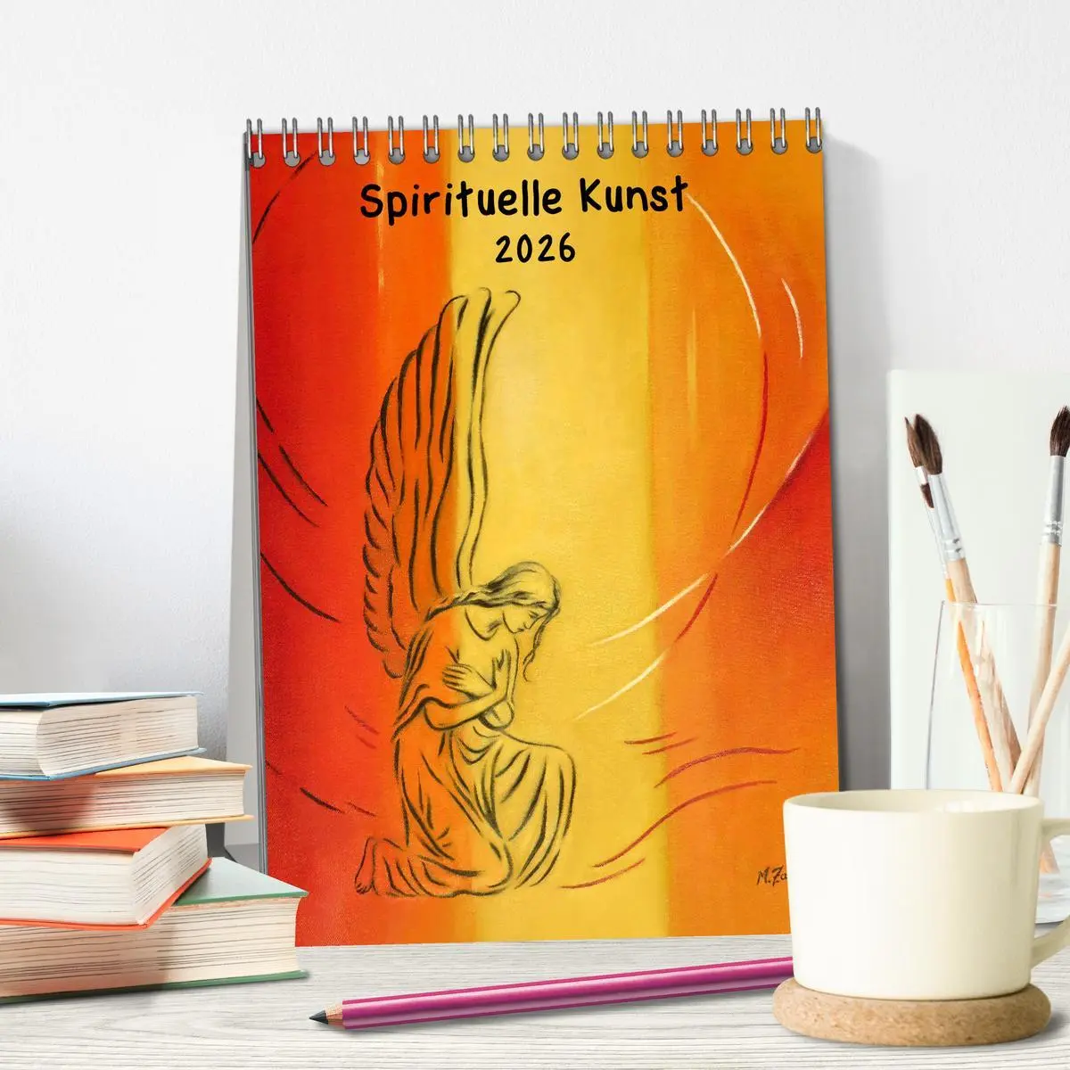 Bild: 9783516396737 | Außergewöhnliche spirituelle Kunst 2026 (Tischkalender 2026 DIN A5...