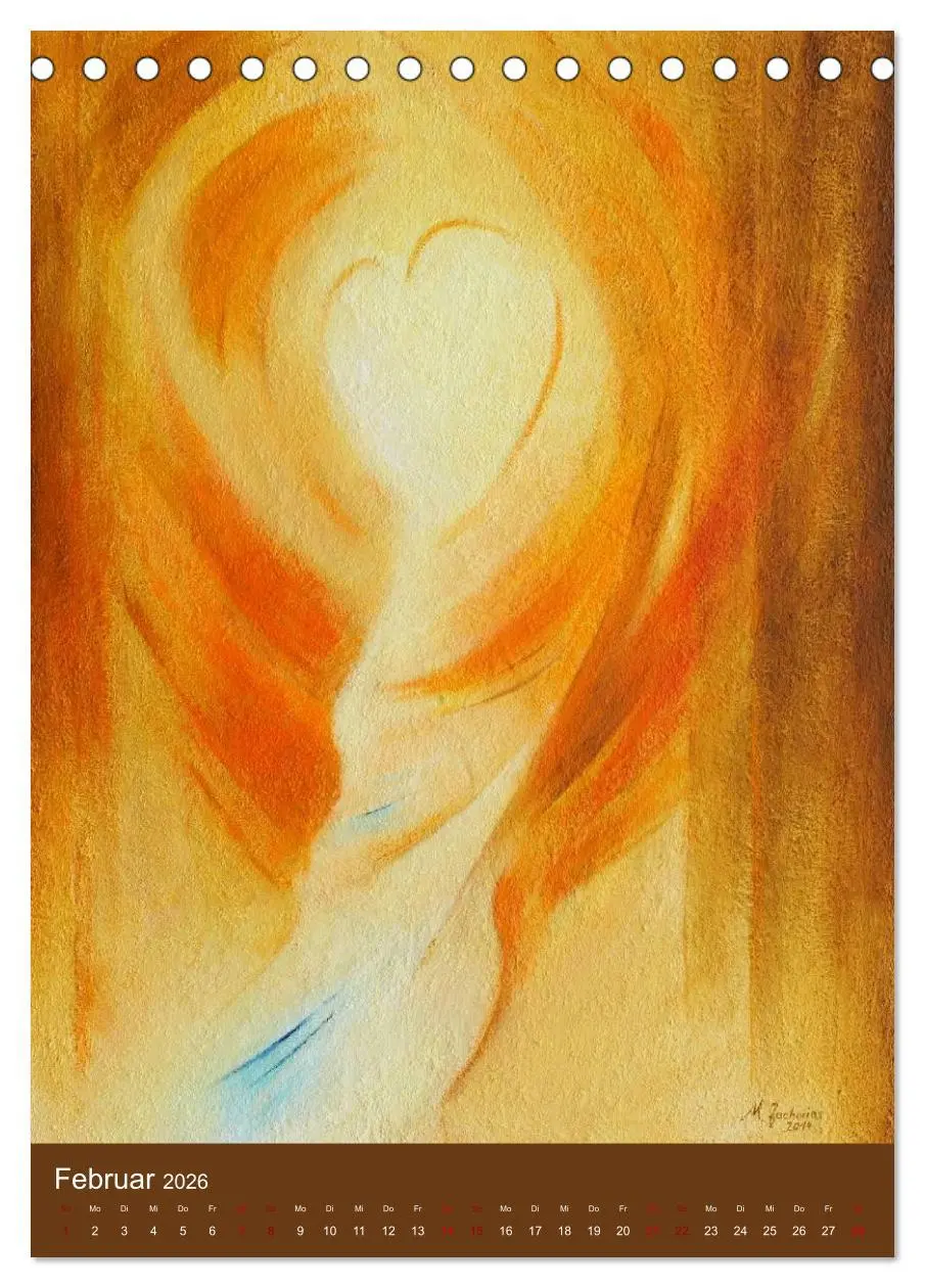 Bild: 9783516396737 | Außergewöhnliche spirituelle Kunst 2026 (Tischkalender 2026 DIN A5...