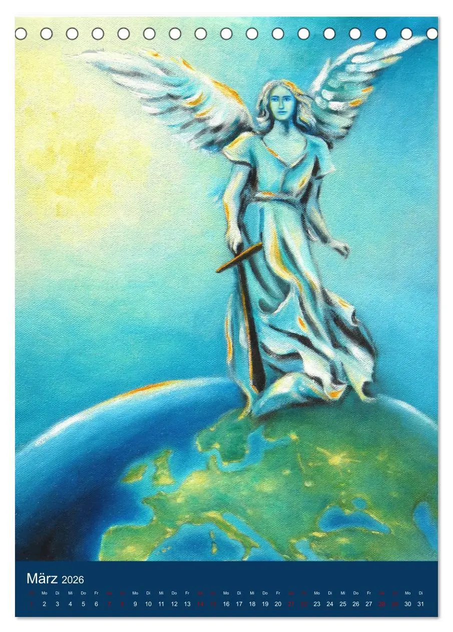 Bild: 9783516396737 | Außergewöhnliche spirituelle Kunst 2026 (Tischkalender 2026 DIN A5...