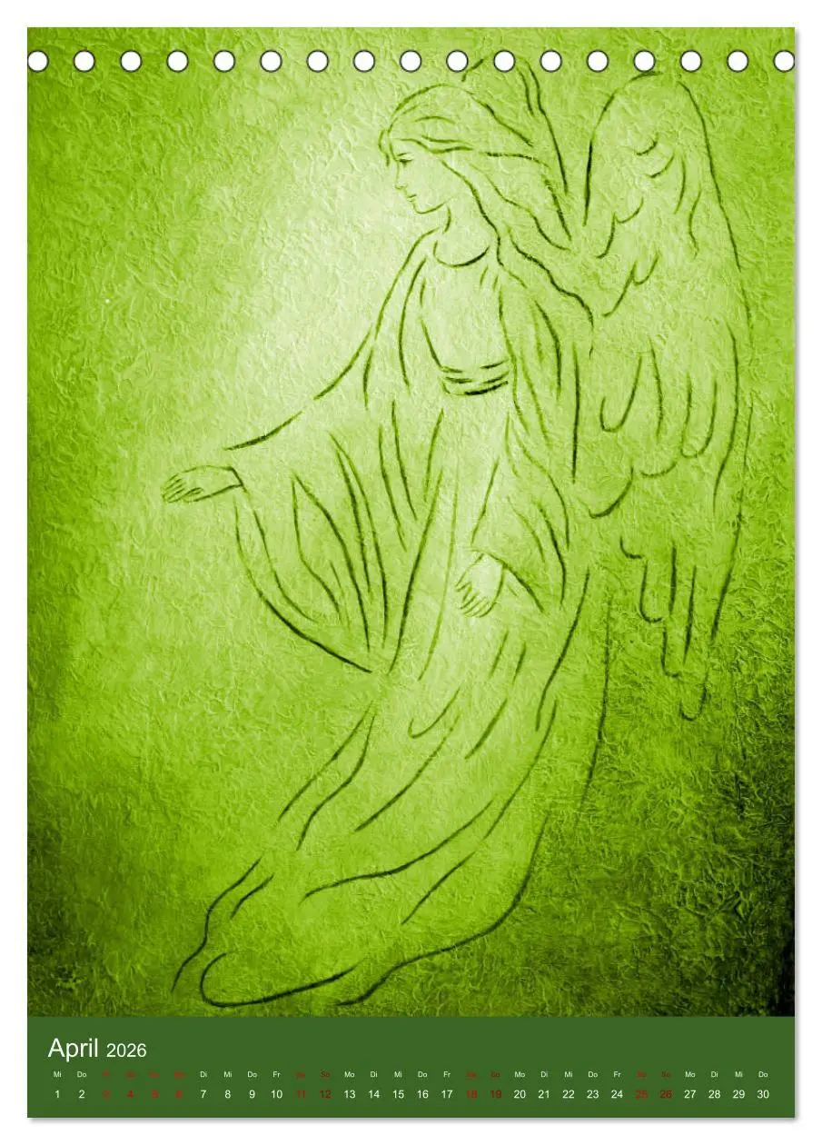 Bild: 9783516396737 | Außergewöhnliche spirituelle Kunst 2026 (Tischkalender 2026 DIN A5...