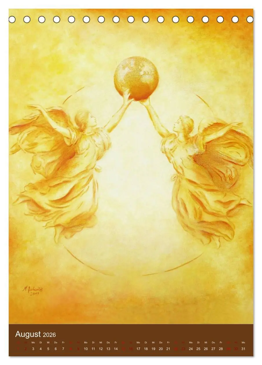 Bild: 9783516396737 | Außergewöhnliche spirituelle Kunst 2026 (Tischkalender 2026 DIN A5...