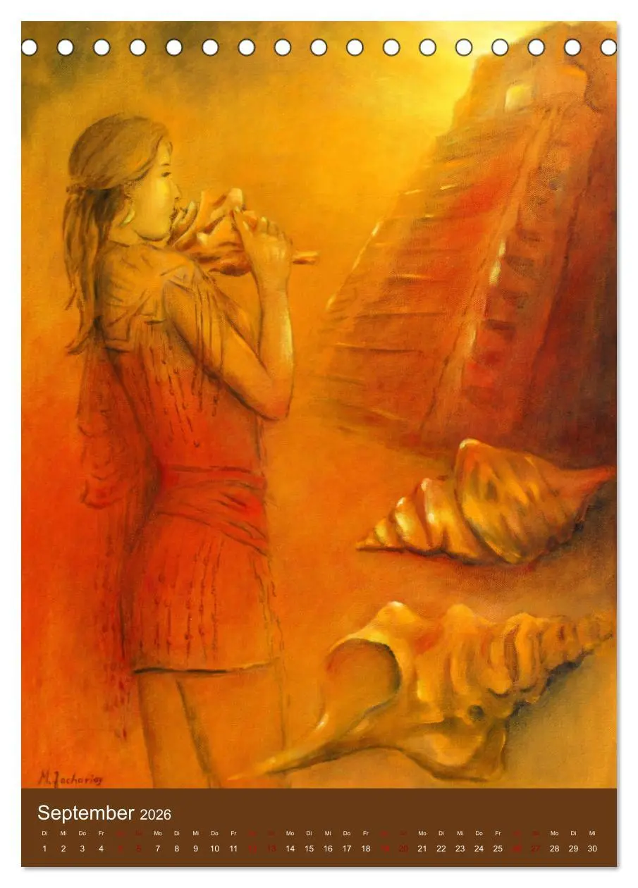 Bild: 9783516396737 | Außergewöhnliche spirituelle Kunst 2026 (Tischkalender 2026 DIN A5...