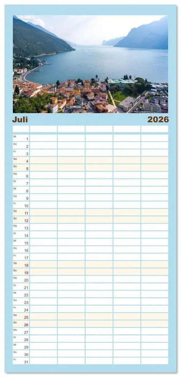 Bild: 9783516606737 | Familienplaner 2026 - Nago-Torbole, der schöne Norden vom Gardasee...