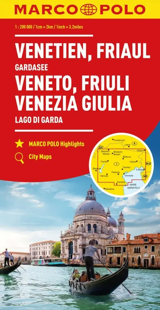 Cover: 9783575016737 | MARCO POLO Regionalkarte Italien 04 Venetien, Friaul, Gardasee...