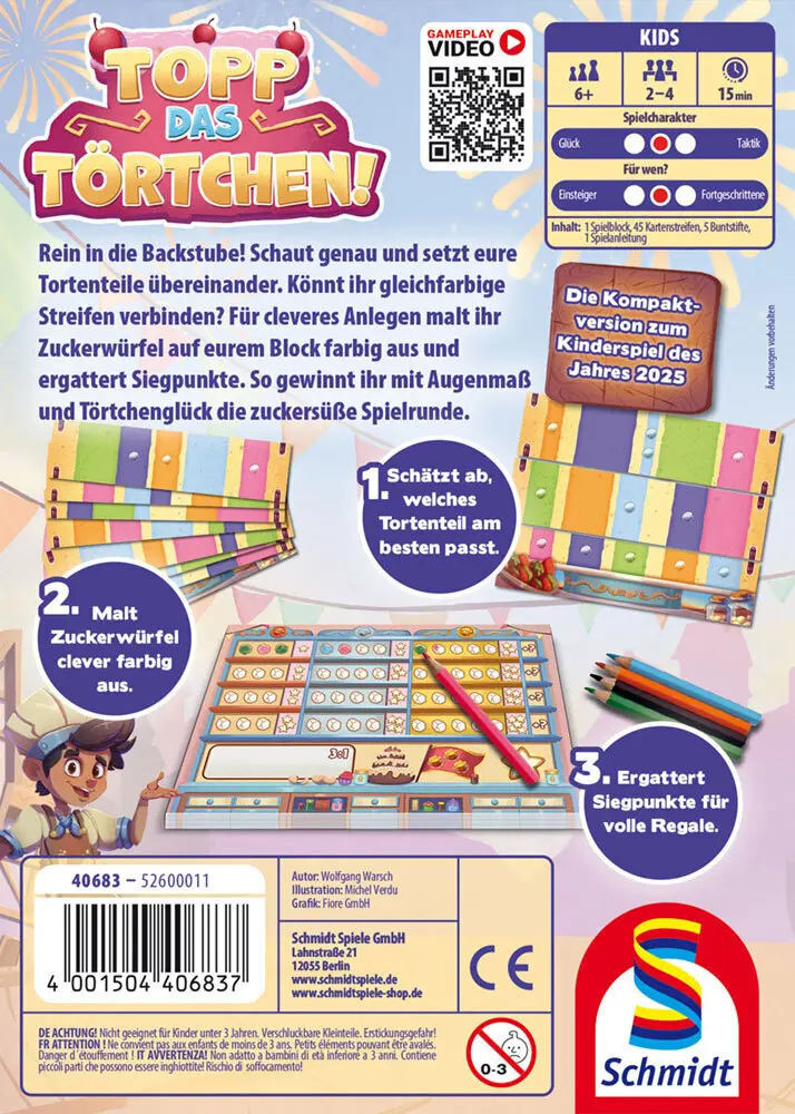 Bild: 4001504406837 | Topp das Törtchen! | Spiel | Schachtel | 40683 | Deutsch | 2026