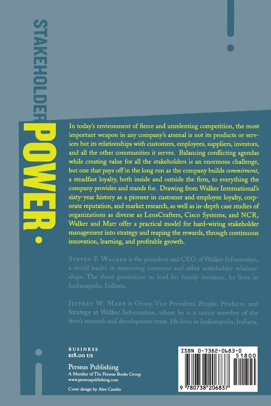 Rückseite: 9780738206837 | Stakeholder Power | Steven F. Walker (u. a.) | Taschenbuch | Englisch