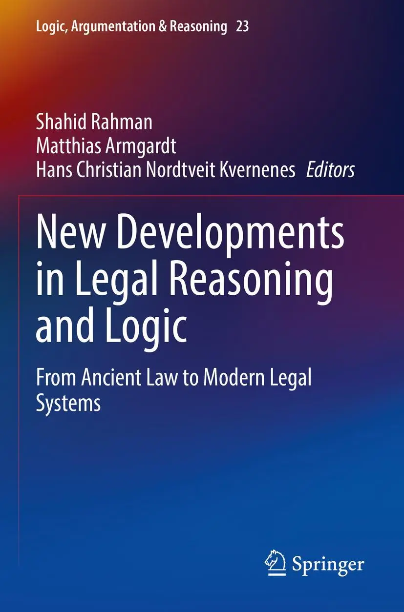 Cover: 9783030716837 | New Developments in Legal Reasoning and Logic | Shahid Rahman (u. a.)