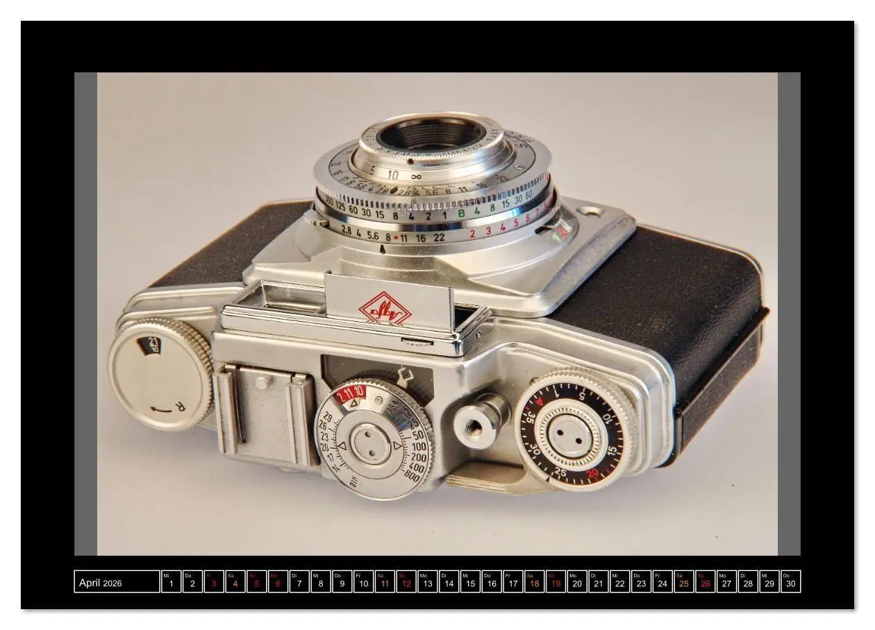 Bild: 9783457816837 | AGFA KAMERA OLDIES Klassische Kameras von 1926 - 1974 (Wandkalender...