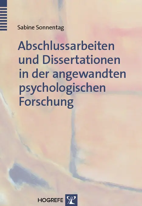 Cover: 9783801716837 | Abschlussarbeiten und Dissertationen in der angewandten...