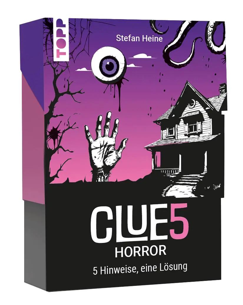 Cover: 4007742186937 | CLUE5 #Horror. 5 Hinweise, nur eine Lösung. Das Trend-Quiz für...
