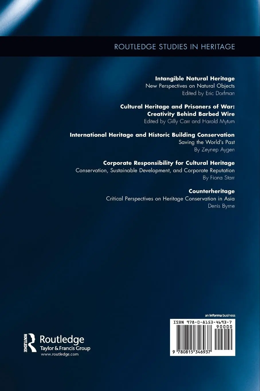 Rückseite: 9780815346937 | Counterheritage | Denis Byrne | Taschenbuch | Englisch | 2020