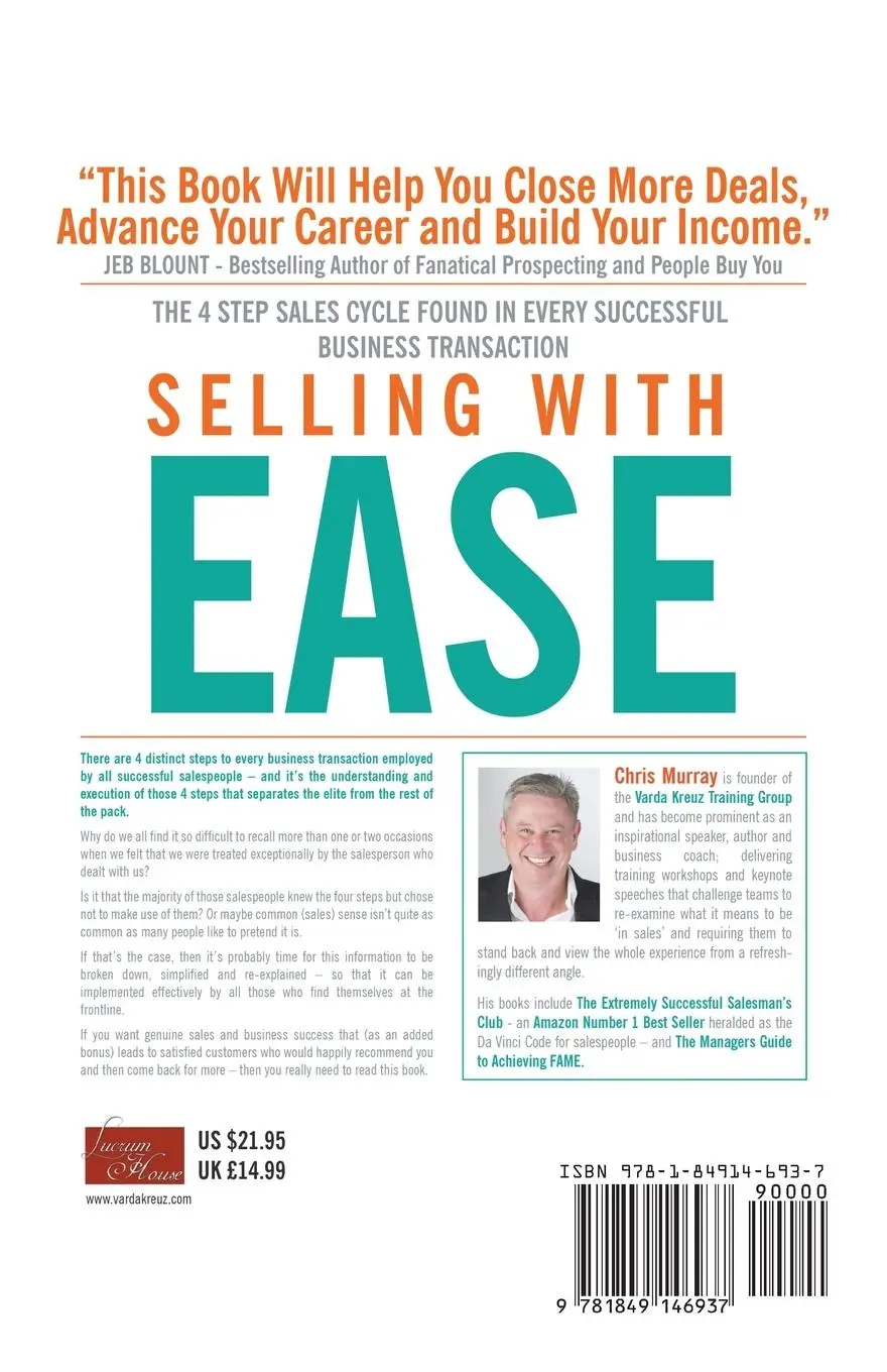 Rückseite: 9781849146937 | Selling with EASE | Chris Murray | Taschenbuch | Englisch | 2016