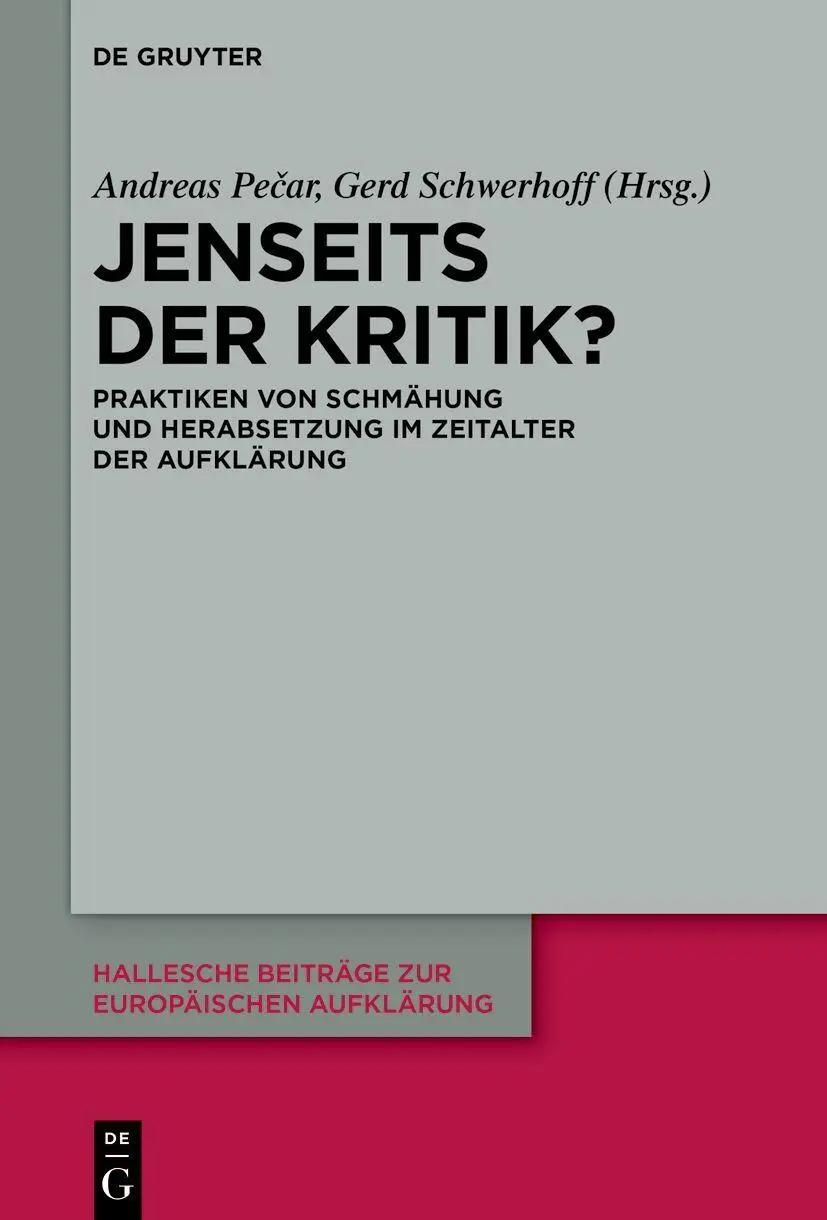 Cover: 9783111676937 | Jenseits der Kritik? | Andreas Pe¿ar (u. a.) | Buch | VI | Deutsch
