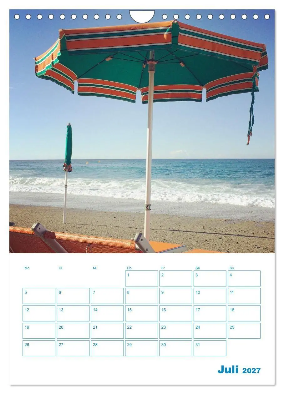 Bild: 9783569466937 | Blauer Ligurien Sommer (Wandkalender 2027 DIN A4 hoch), CALVENDO...