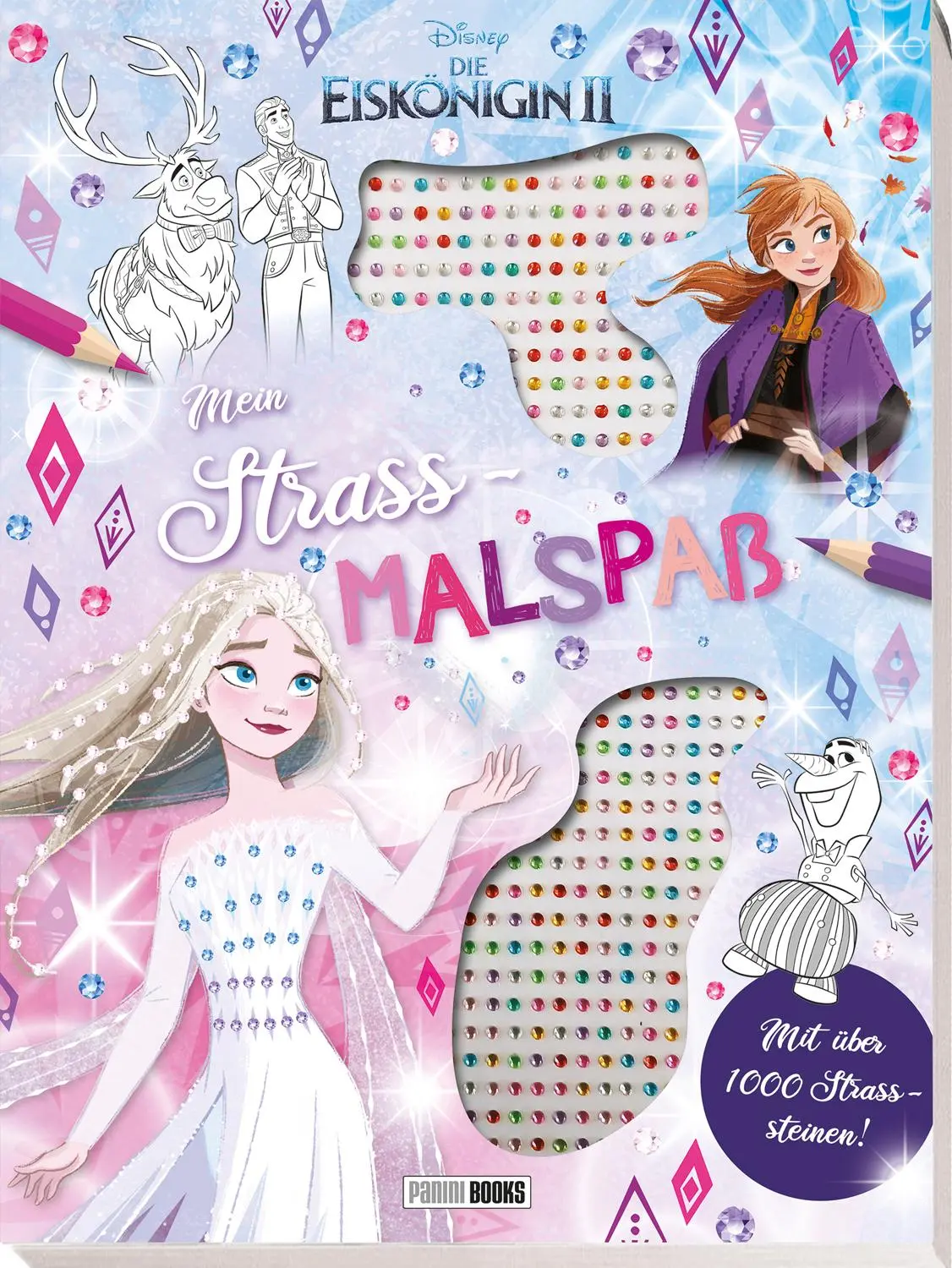 Cover: 9783833246937 | Disney Die Eiskönigin 2: Mein Strass-Malspaß | Disney (u. a.) | Buch