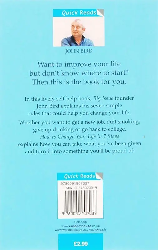 Rückseite: 9780091907037 | How to Change Your Life in 7 Steps | John Bird | Taschenbuch | 2007