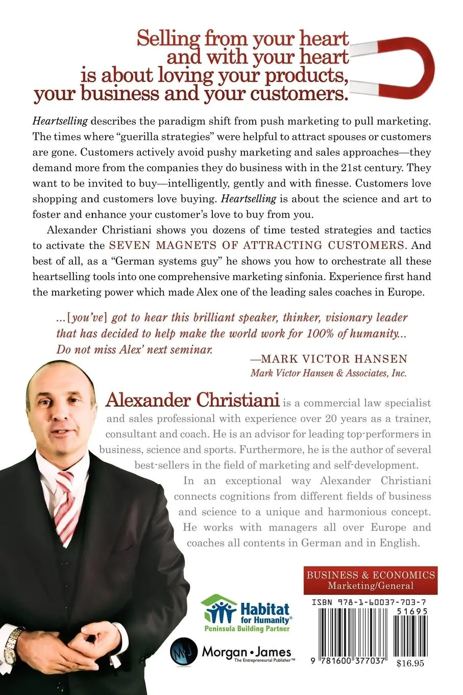Rückseite: 9781600377037 | Heartselling | The Seven Magnets to Attract Customers | Christiani