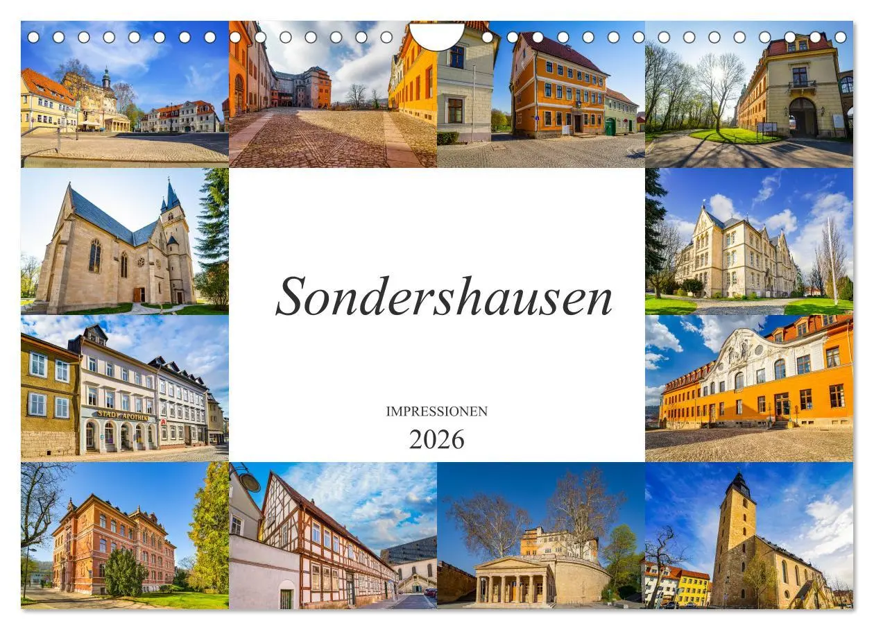 Cover: 9783457797037 | Sondershausen Impressionen (Wandkalender 2026 DIN A4 quer),...
