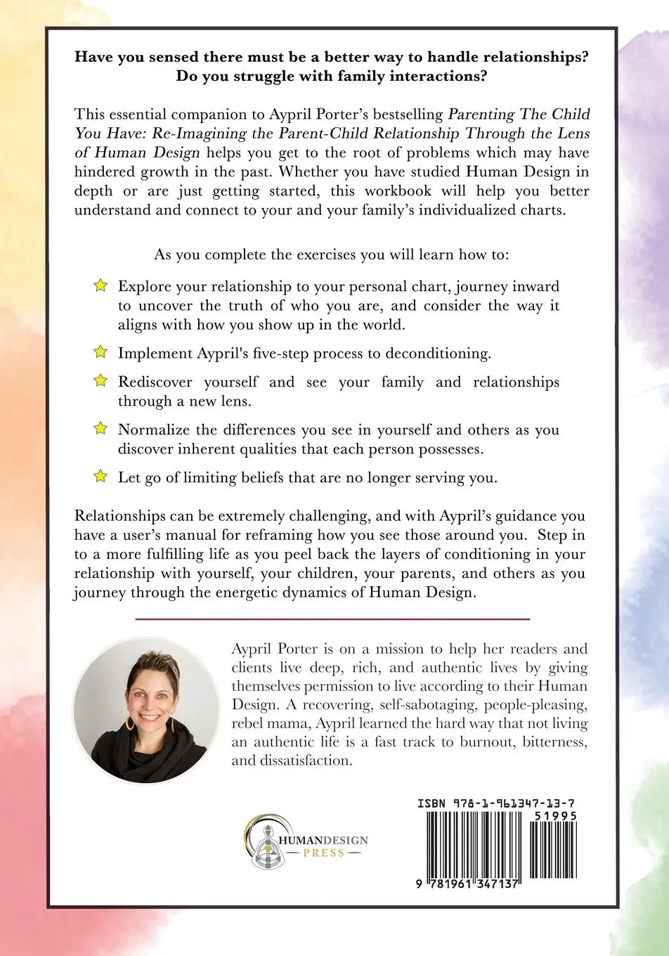 Rückseite: 9781961347137 | Parenting the Child You Have Workbook | Aypril Porter | Taschenbuch