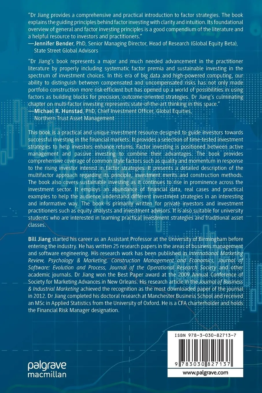 Rückseite: 9783030827137 | Investment Strategies | Bill Jiang | Taschenbuch | xxii | Englisch