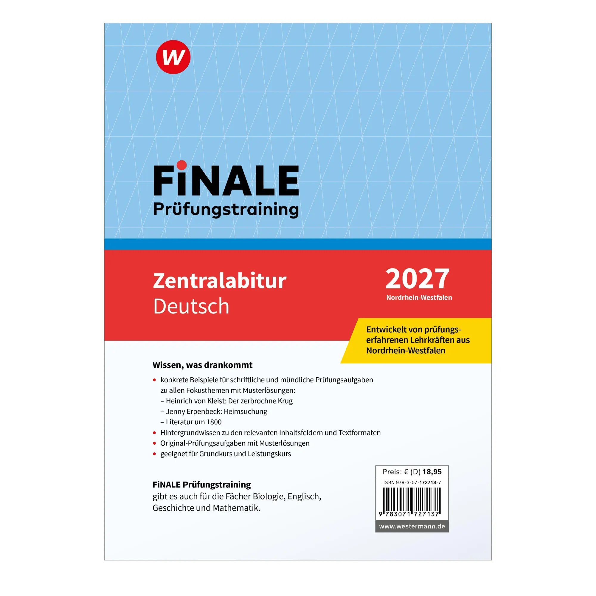 Bild: 9783071727137 | FiNALE Prüfungstraining Zentralabitur Nordrhein-Westfalen. Deutsch...