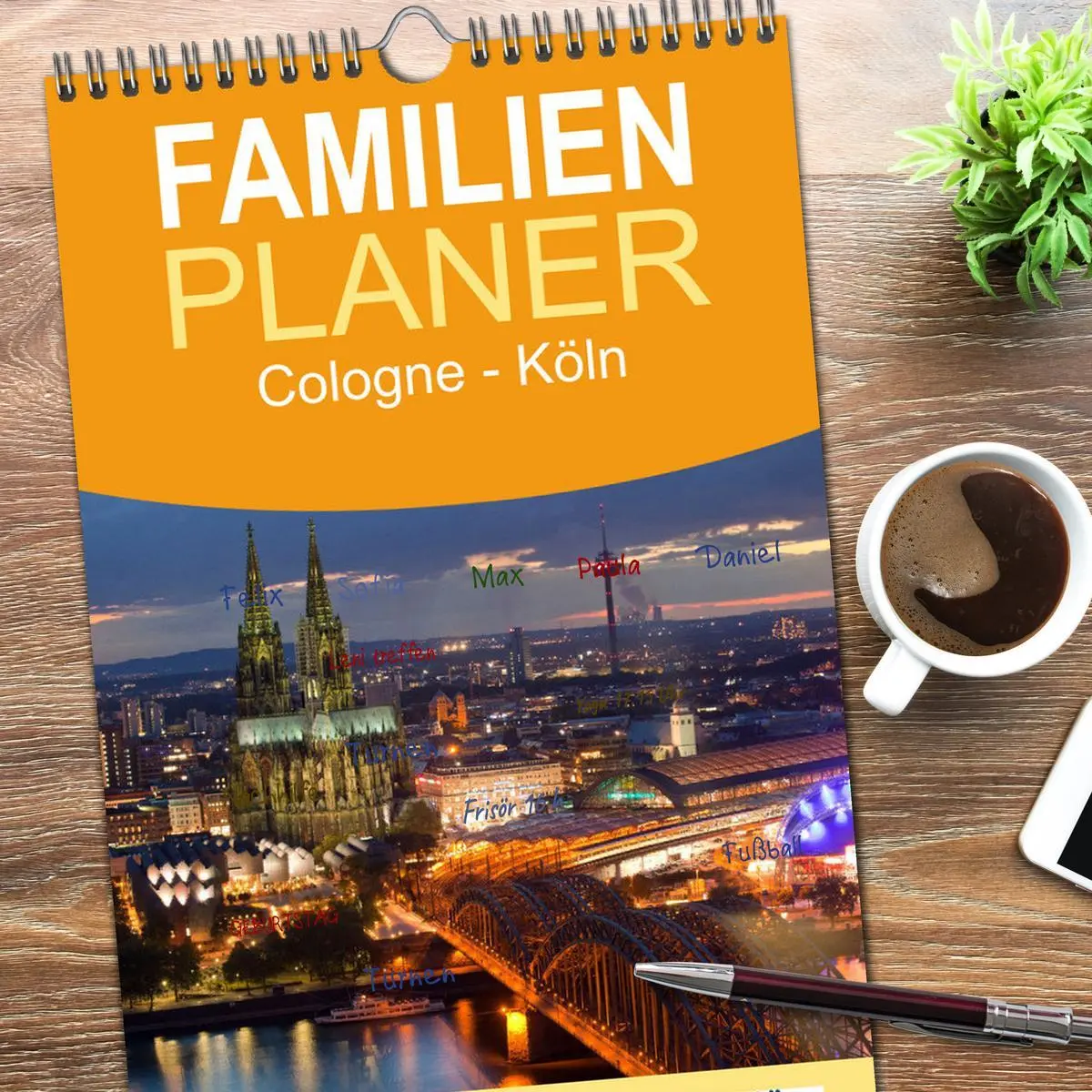Bild: 9783516497137 | Familienplaner 2026 - Cologne - Köln mit 5 Spalten (Wandkalender,...