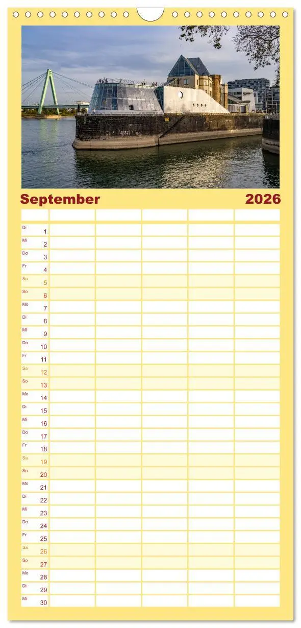 Bild: 9783516497137 | Familienplaner 2026 - Cologne - Köln mit 5 Spalten (Wandkalender,...