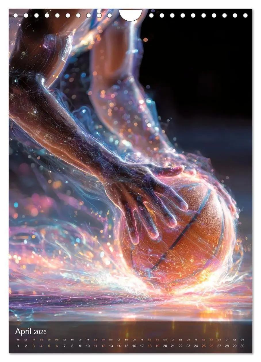 Bild: 9783516707137 | Basketball - Die visuelle Kraft des Sports (Wandkalender 2026 DIN...