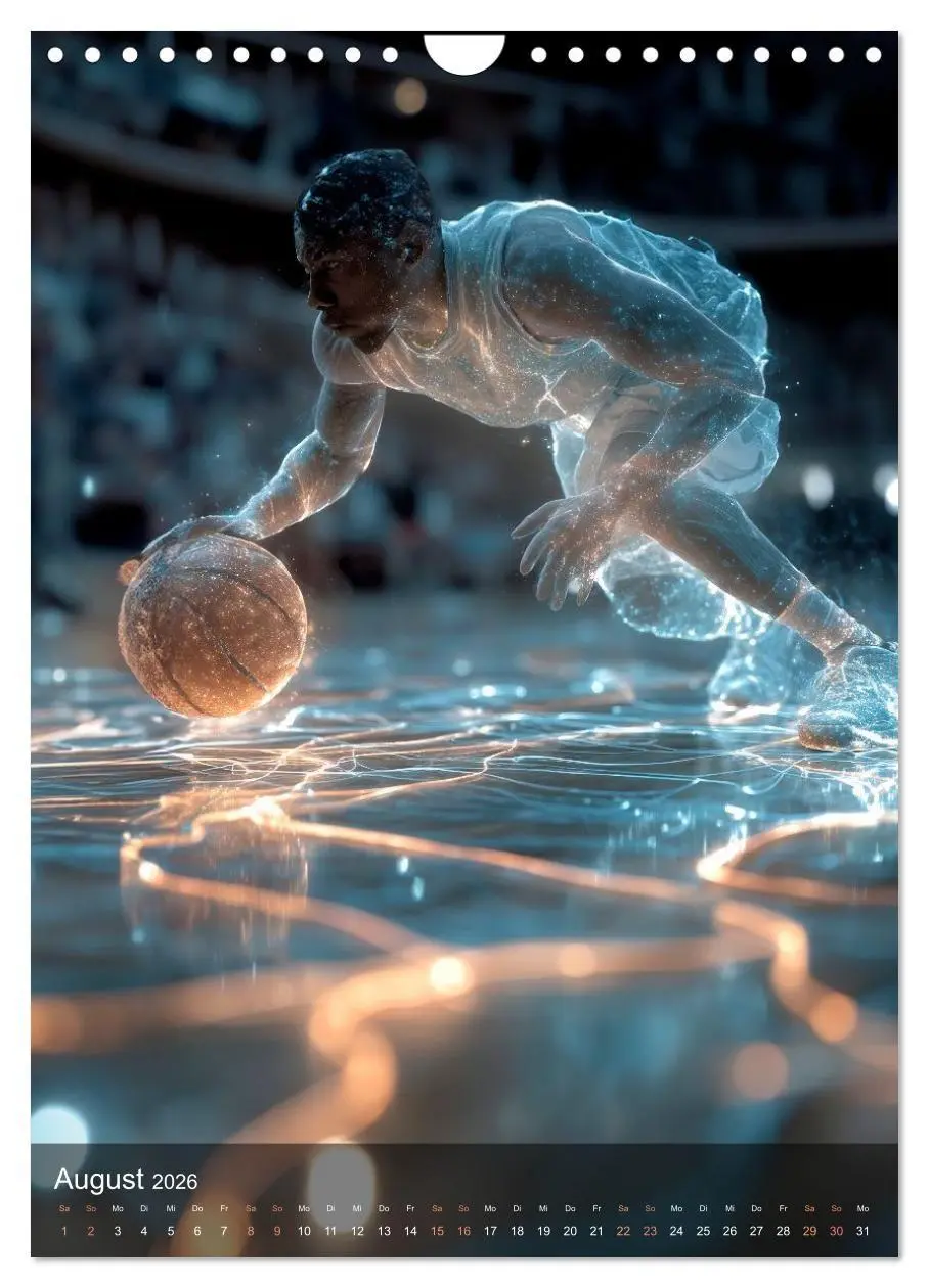 Bild: 9783516707137 | Basketball - Die visuelle Kraft des Sports (Wandkalender 2026 DIN...