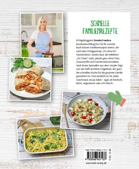 Rückseite: 9783966647137 | Fix ohne Fix (Band 2) - schnelle Familienrezepte der...